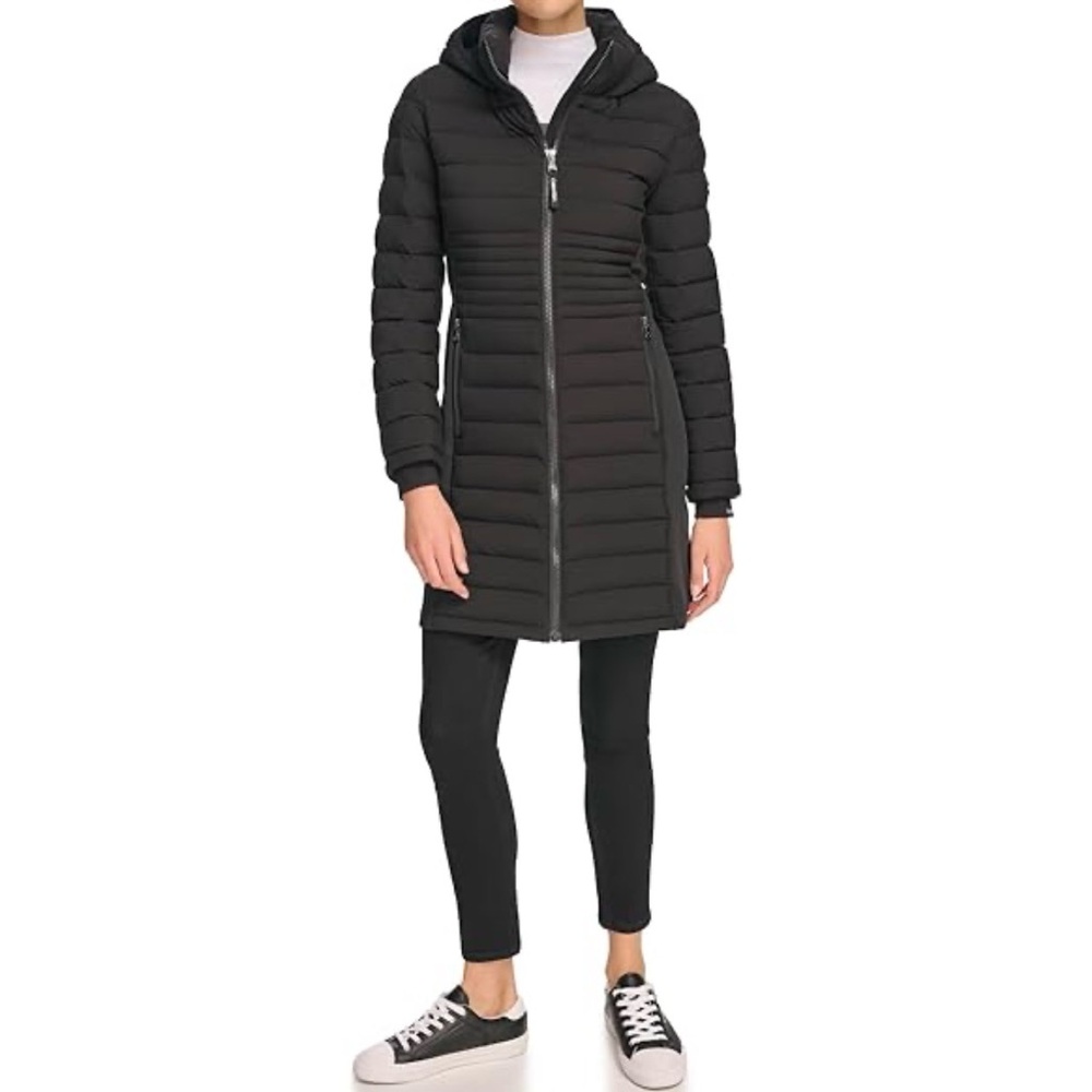 Calvin Klein Black Puffer Coat